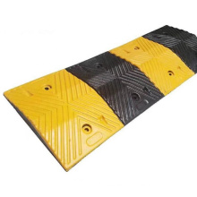 1000*350*50MM Yellow Black Rubber Road Speed Bump